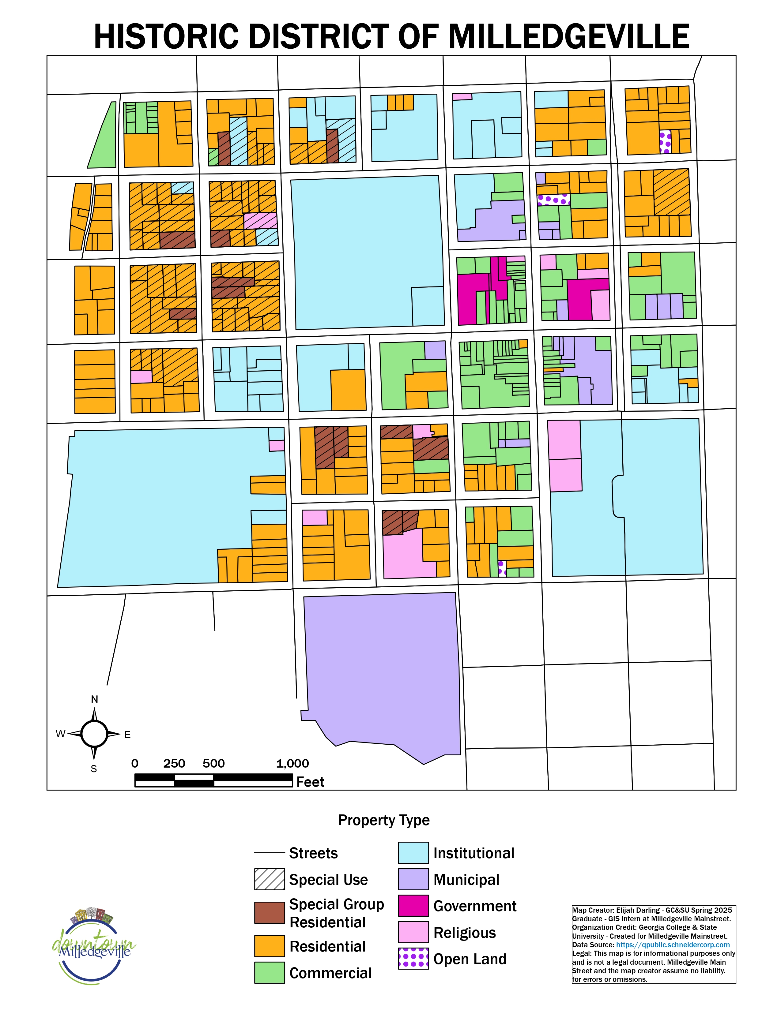 Historic District Property Type Map page